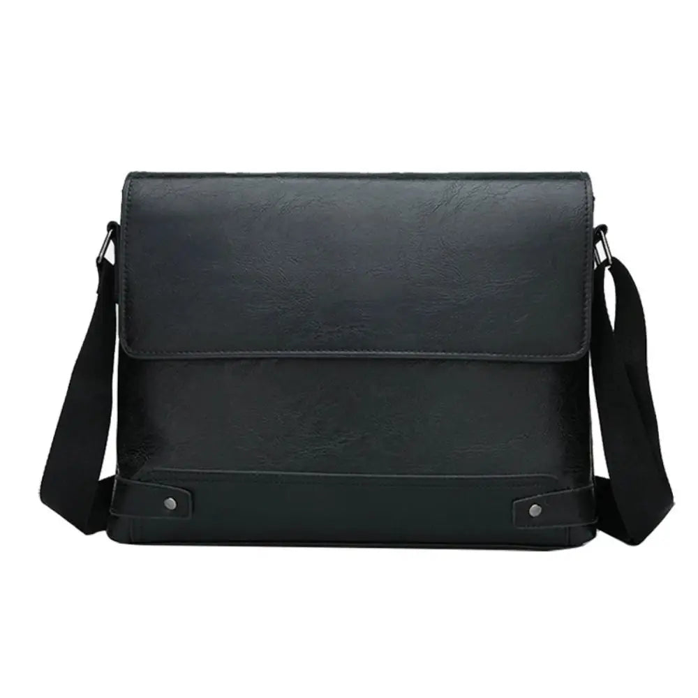 Men PU Leather Briefcase Laptop Tote Bag Business Work Messenger Crossbody Shoulder Commuting Executive Designer Boston Bag-13