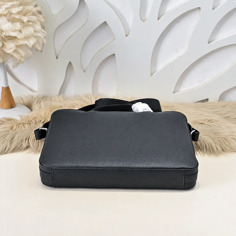 Classic Mens Top-Handle Bags Luxury Business Briefcase for Men Daily Office Work Handbags Cowhide Leather Travel Messenger Bags-7