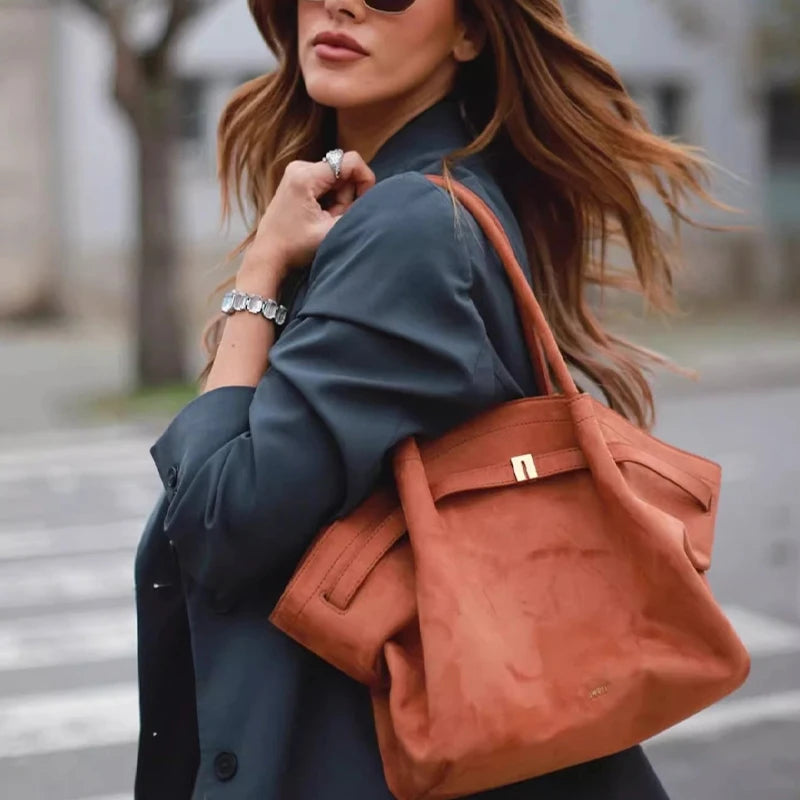 JW PEI Luxury Handbag Tote Bag for Women Leather Shoulder Bag Purse Design Large Capacity Totes Top Handle Hobo Shopper Work Bag-2