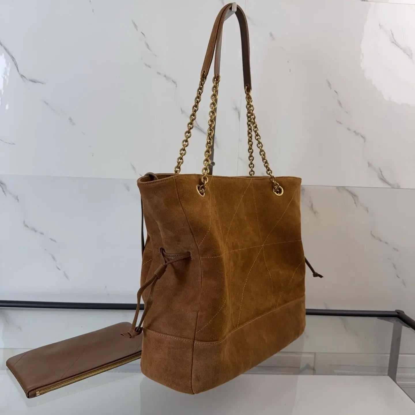 Minimalist High Texture Genuine Leather Tote Bag For Women Elegant Soft Cowhide Office Daily Single Shoulder Purse