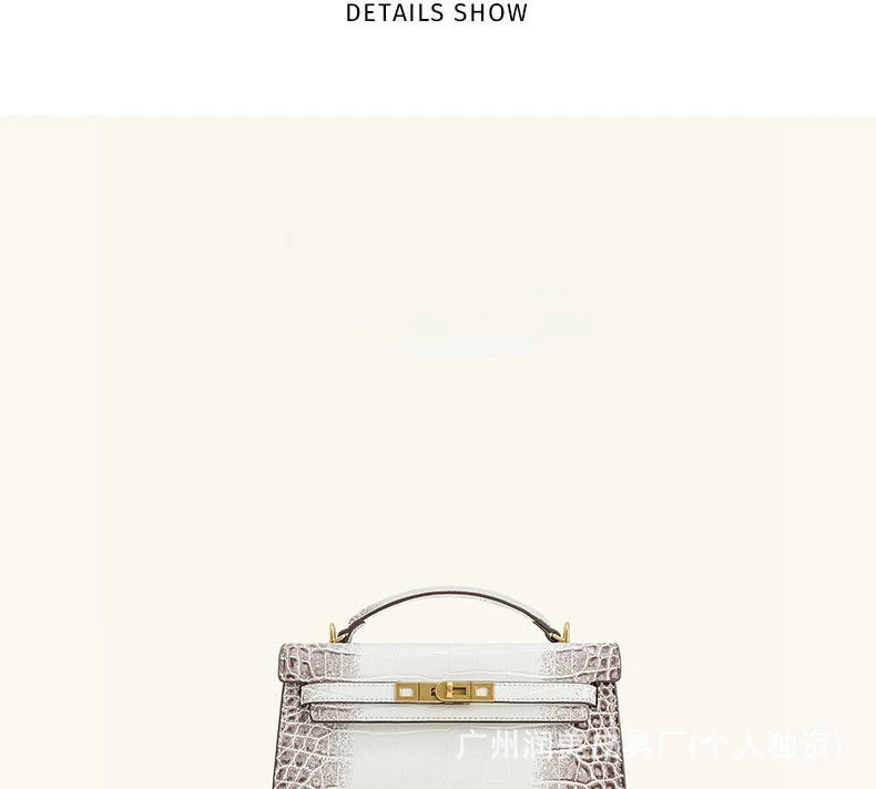 JW PEI Noor Women's Croc Embossed Leather Top Handle Bag Mini Crossbody Purse Elegant Structured Satchel Handbag Quiet Luxury Fashion-8