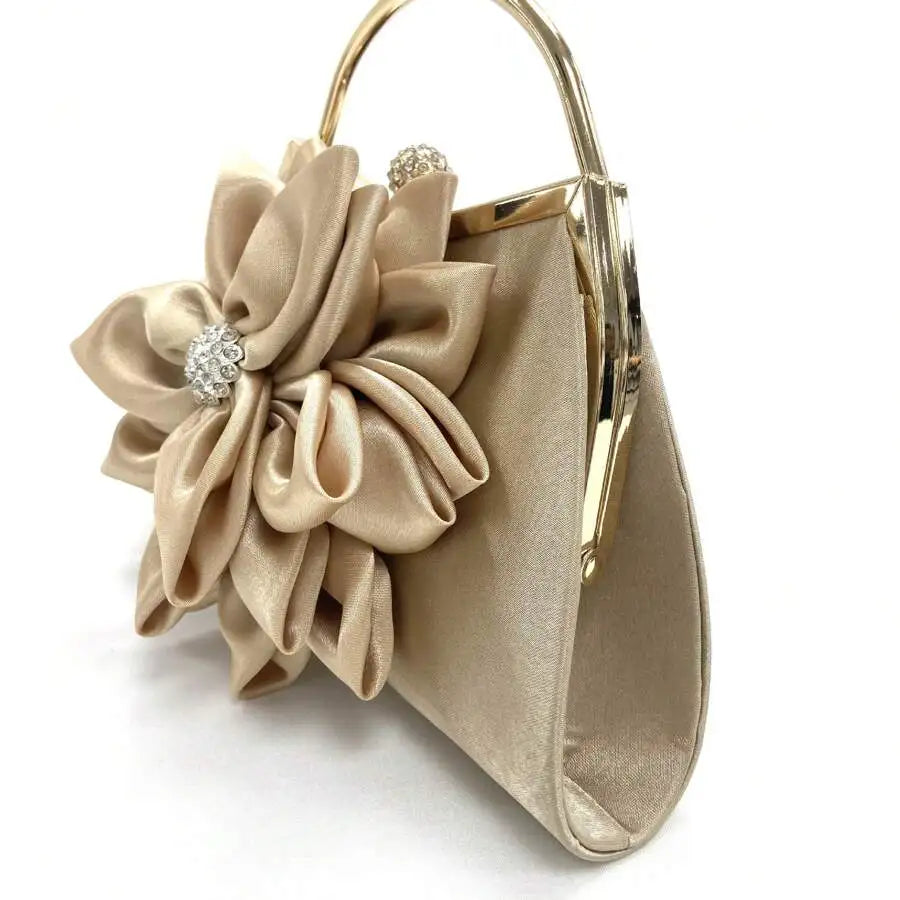 New Classic Vintage Flower Evening Bag Ladies Clutch Bag Banquet Bag Wedding Party Women's Bag-6