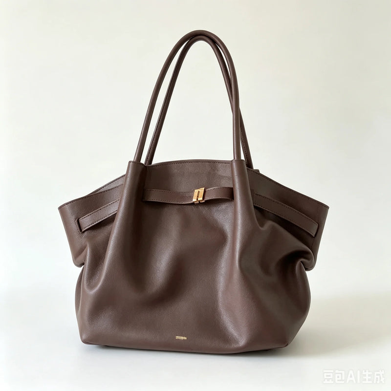 JW PEI Hana Quiet Luxury Trapeze Tote Bag Pebbled Vegan Leather Top-Handle Handbag Premium Women Shoulder Bag Fashion Messenger Purse 2026-2