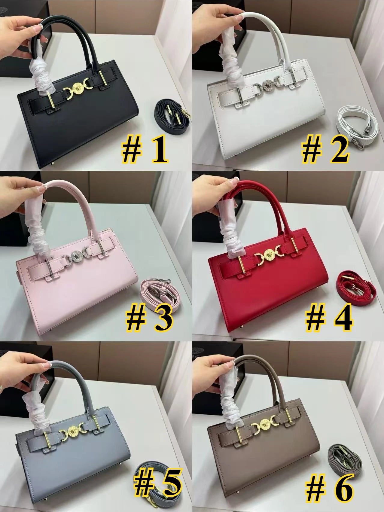 2026 Luxury Women Genuine Cowhide Handbag Minimalist High End Leather Tote Bag Large Capacity Commuter Crossbody Shoulder Bag Soft Fashion Daily Shopping Bag-9