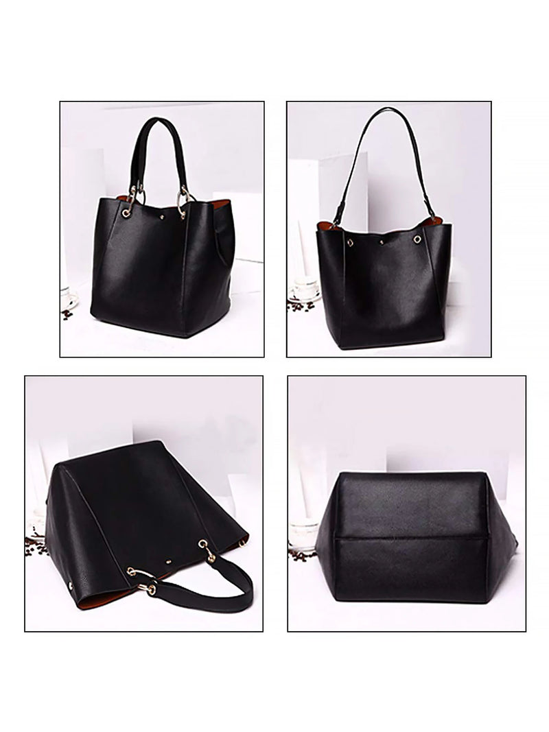 Pahajim Handbags for Women Large Tote Bag PU Leather Waterproof Handbags Shoulder Bag Womens Top Handle Bag for Work Shopping Ba-4