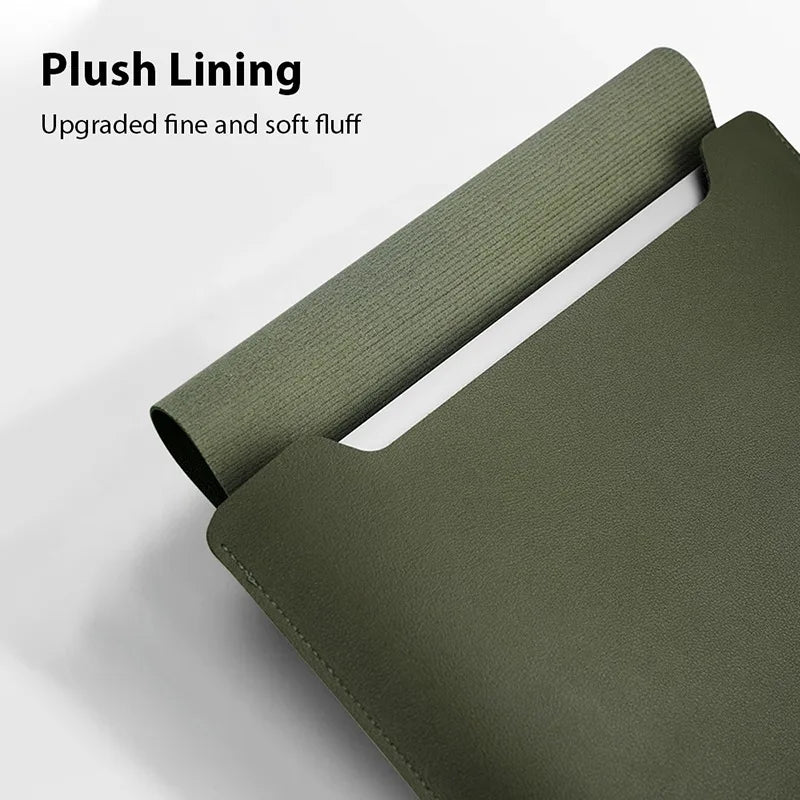 Business Travel Briefcase 11-16 Inch Laptop Sleeve Case PU Cover Notebook Protective Pouch Laptop Case Cover Non-Magnetic-4