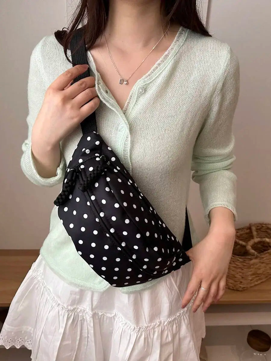 Fashionable Nylon Crossbody Bag, Solid Color Shoulder Bag, Women's Casual Crossbody Bag Suitable For Outdoor Sports-18