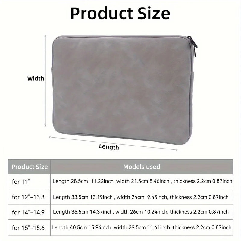 11 13 14 15  PU Leather Protective Tablet Bag Computer Pouch Case Storage Bags Slim Laptop Sleeve for Macbook Perfect-2