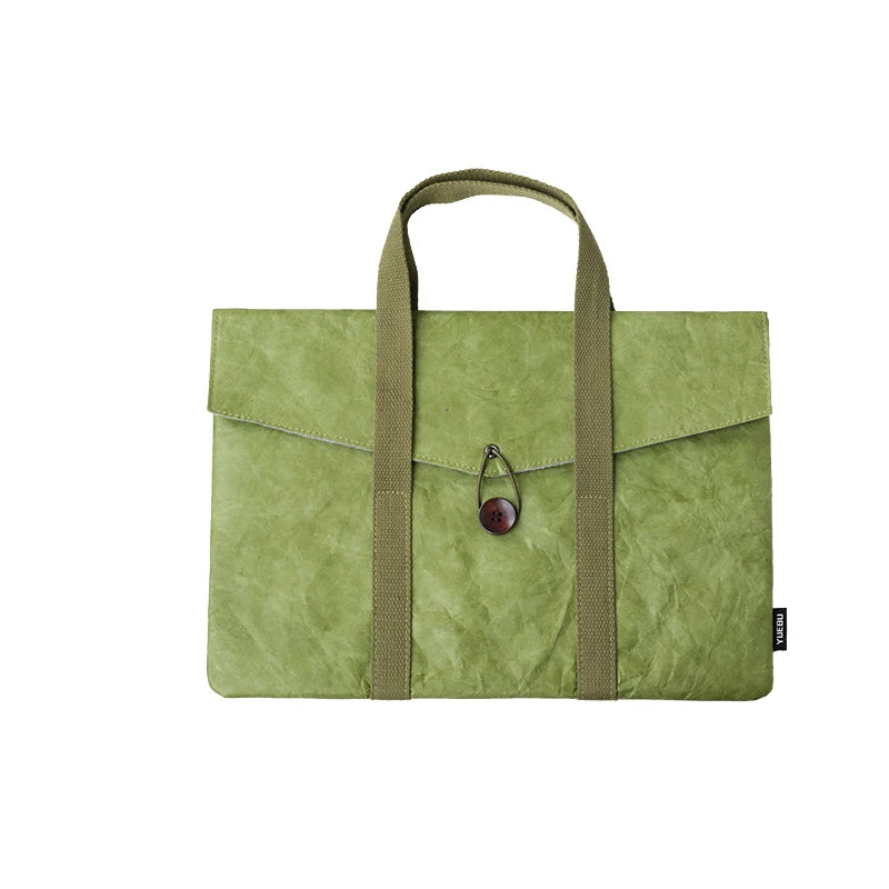 Laptop Hand Briefcase 14.56 Inch Leather Bag Business Travel Document Storage Universal Laptop-7