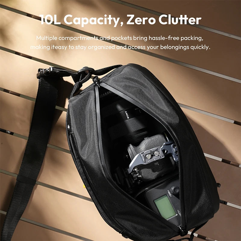 Ulanzi PB038 Travel Sling Bag V2 Compact Photography Chest Bag Waterproof Lightweight Carry Casual Bag for Camera Photography-3