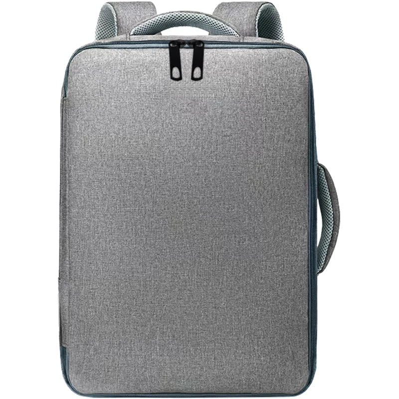 Ergonomic Laptop Backpack 14-17 Inch Notebook Daypack Office Daily Breathable Multi Pocket Lightweight Storage Bag-16