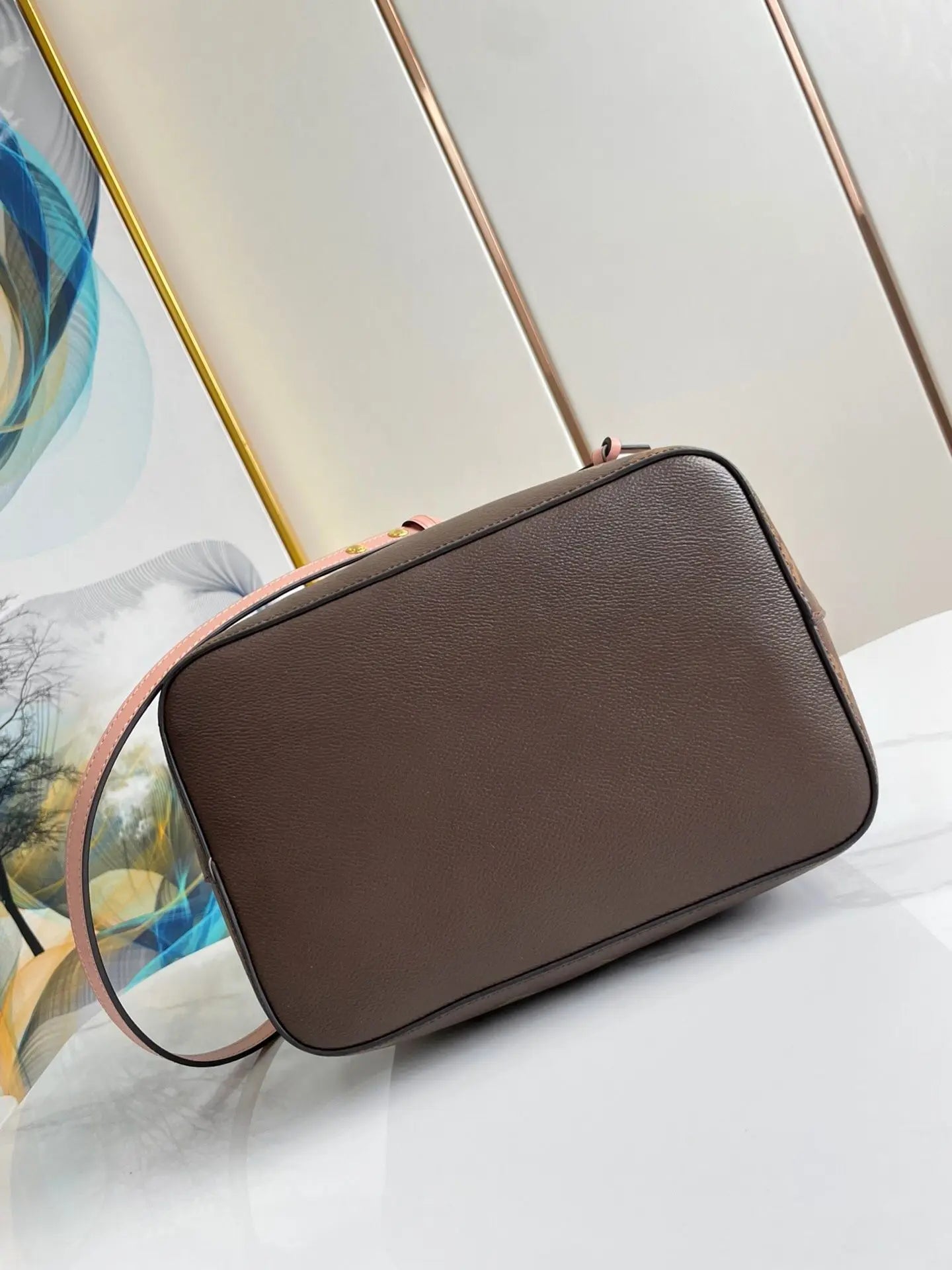 Vintage Universal Clean Line Synthetic Leather Satchel Top Handle Handbag Women Shoulder Bag Crossbody Bag Fashion Versatile All-match Purse For City Street Daily Wear