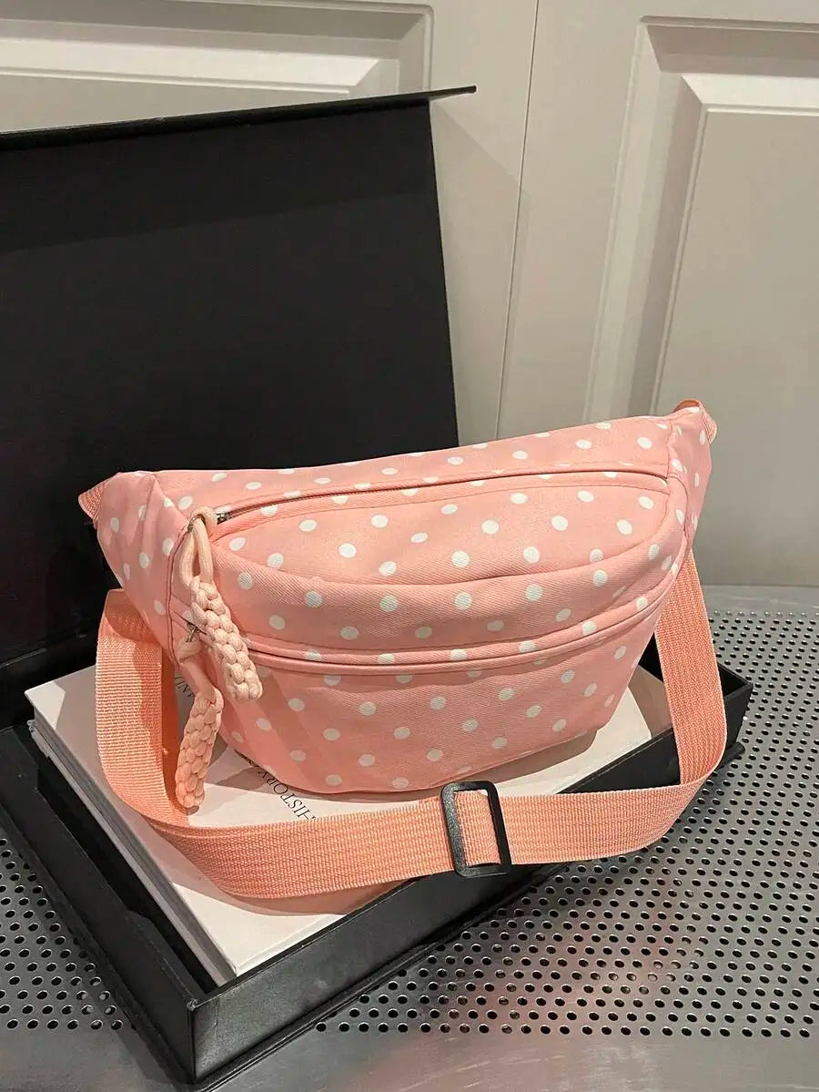 Fashionable Nylon Crossbody Bag, Solid Color Shoulder Bag, Women's Casual Crossbody Bag Suitable For Outdoor Sports-19
