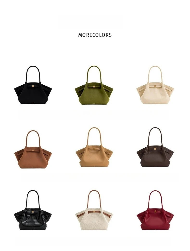 Dumpling Bag, Large Capacity, Shoulder Bag, Handbag, Tote Bag, Women's Bag.-11
