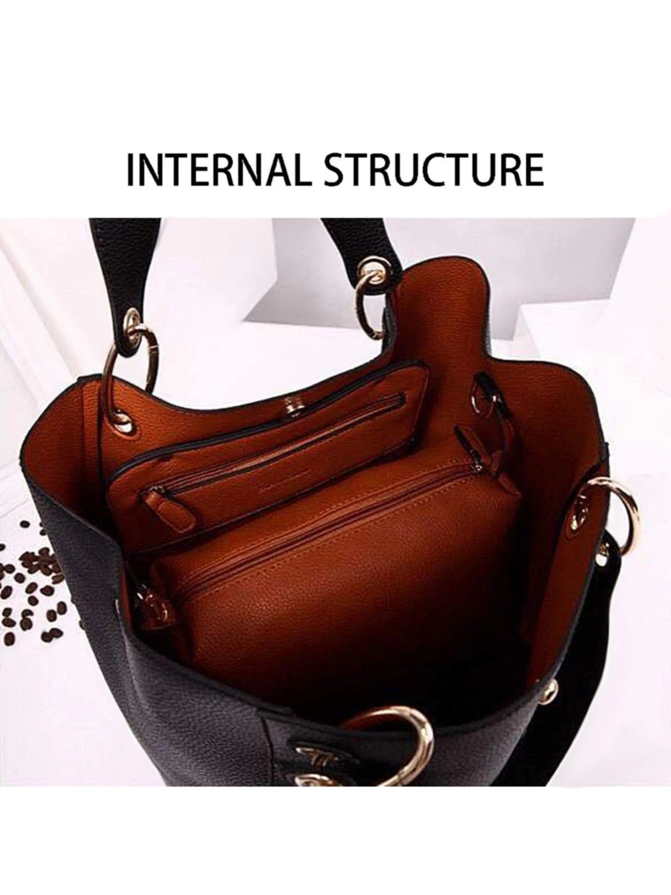 Pahajim Handbags for Women Large Tote Bag PU Leather Waterproof Handbags Shoulder Bag Womens Top Handle Bag for Work Shopping Ba-12