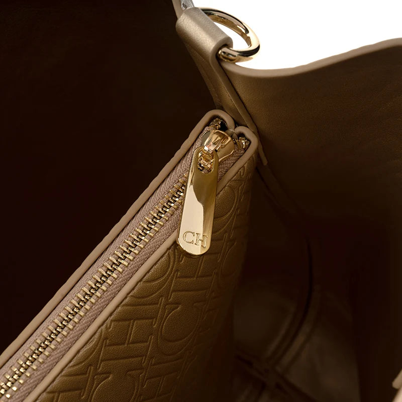 CH Women Shoulder Bag Black Large Tote Bag Embossed Pattern Fashion Handbag PU Leather Top Handle Purse Casual Daily Work Travel Bag-5