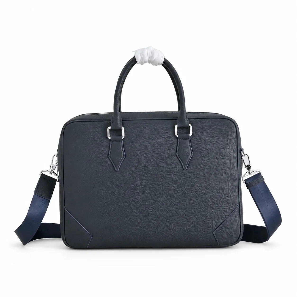 Luxury Mens Top-Handle Bags Classic Business Briefcase for Men Daily Office Work Handbags Cowhide Leather Travel Messenger Bags