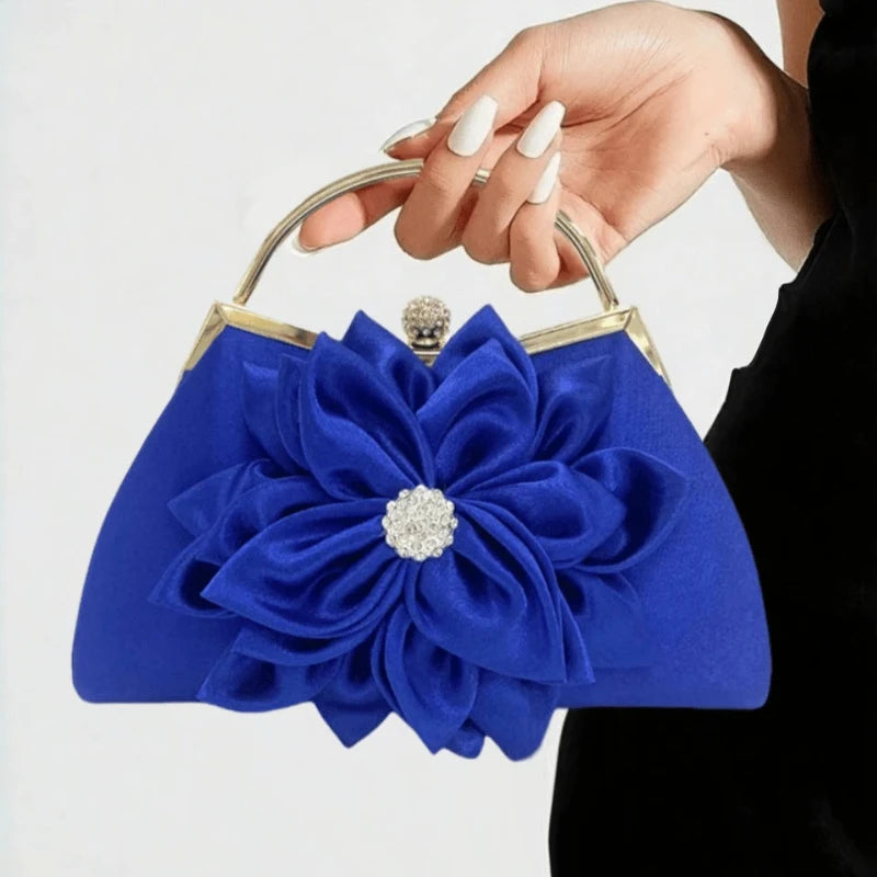 New Classic Vintage Flower Evening Bag Ladies Clutch Bag Banquet Bag Wedding Party Women's Bag