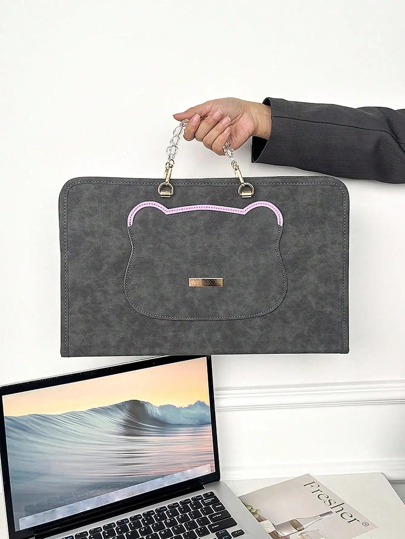 Cute Laptop Sleeve Bag, 14" Computer Carrying Pouch, 15.6" Laptop Protective Case-23