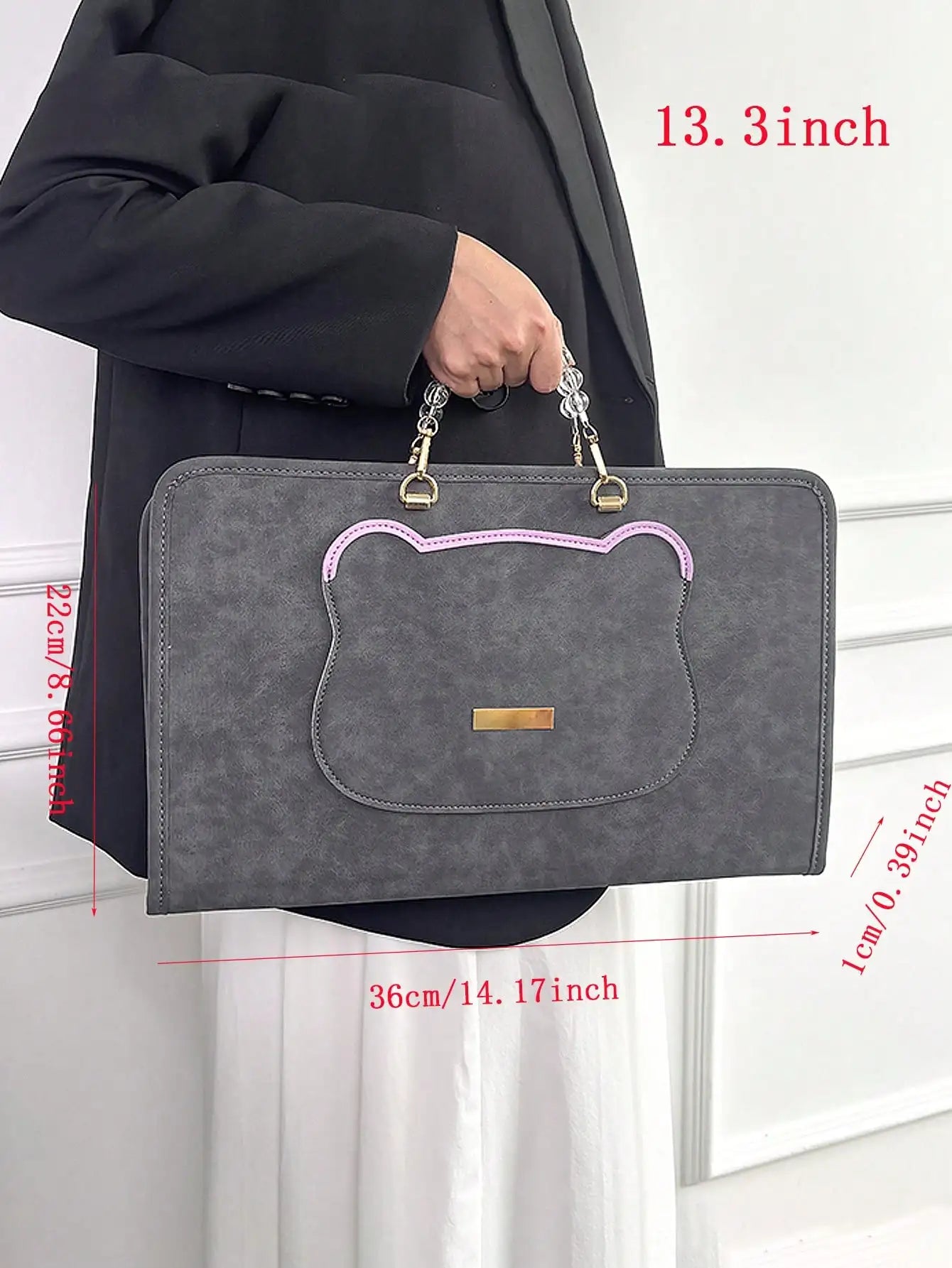 Cute Laptop Sleeve Bag, 14" Computer Carrying Pouch, 15.6" Laptop Protective Case-28
