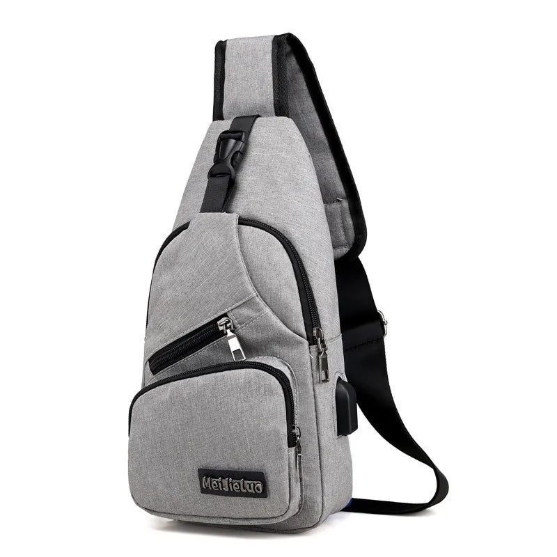 Fashion Casual Crossbody Bag Small Men's Shoulder Bag Men Diagonal Backpack Messenger Phone Bag Boy Fanny Chest Pack New-38