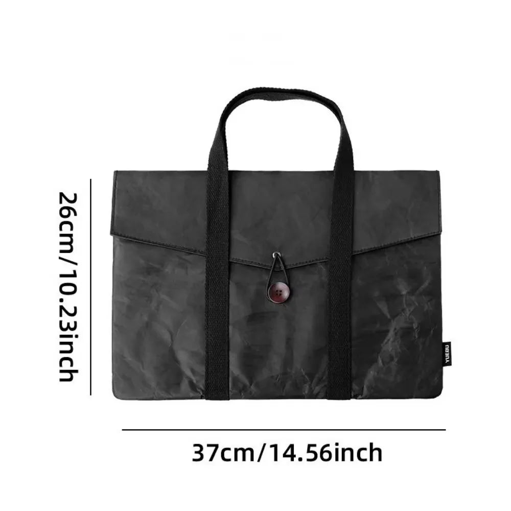 Laptop Hand Briefcase 14.56 Inch Leather Bag Business Travel Document Storage Universal Laptop-11