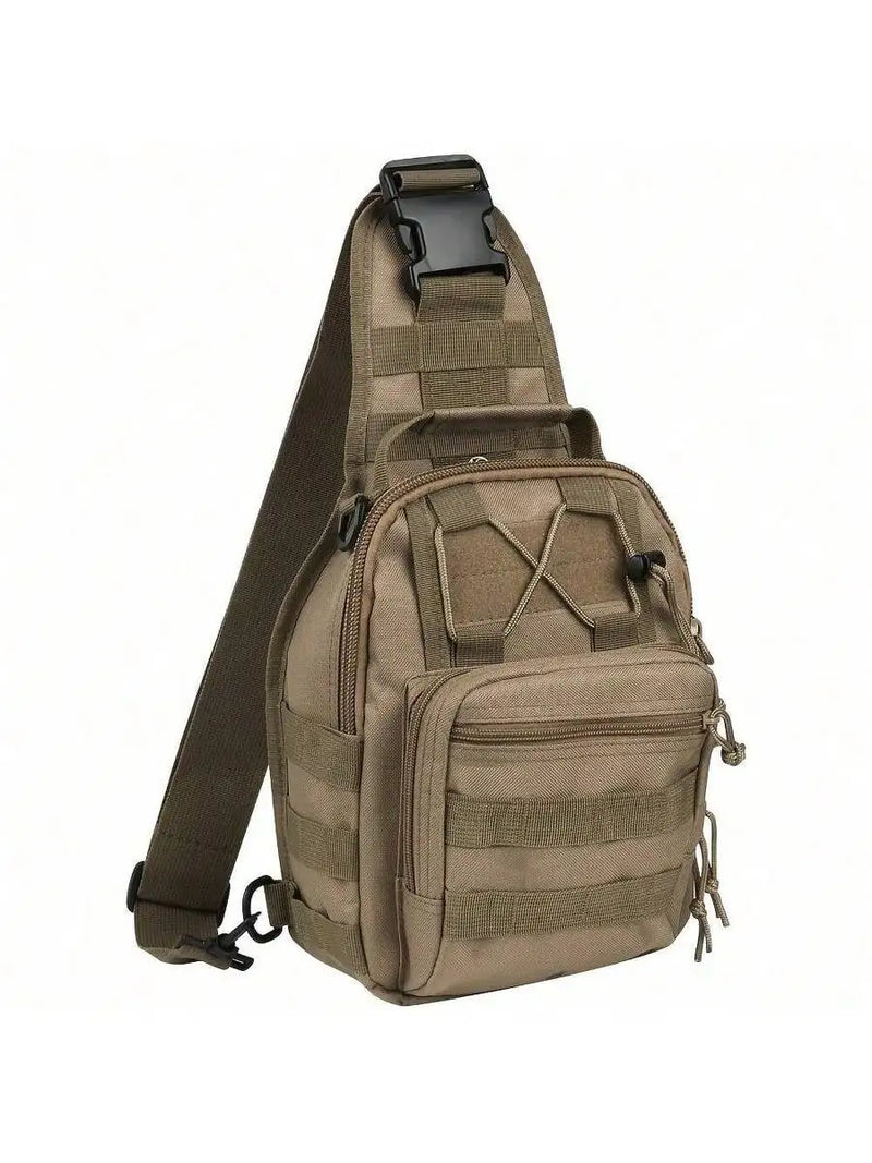 Tactical Shoulder Bag With Molle System Waterproof Durable Outdoor EDC Messenger Bag For Hiking Fishing Camping-8
