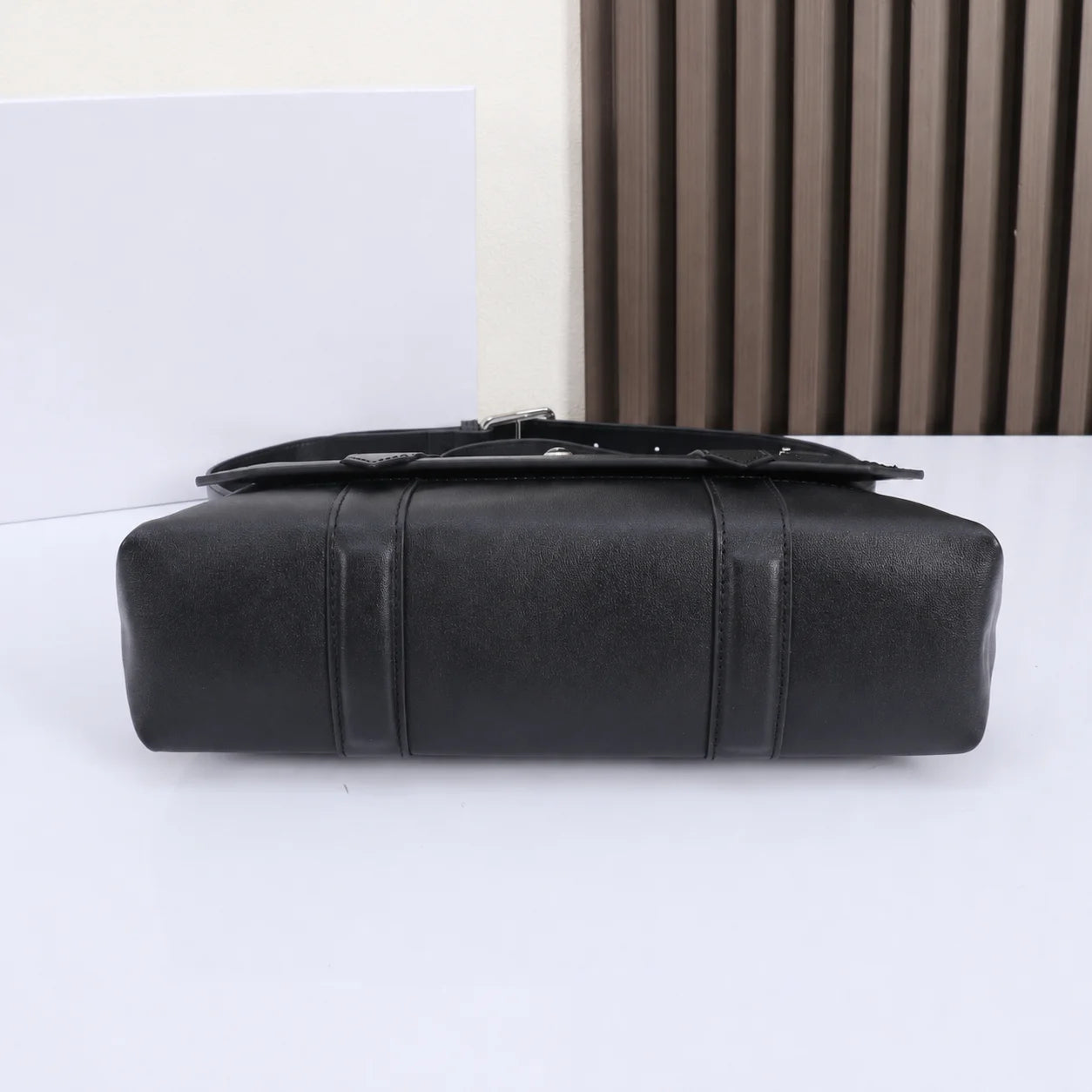 Men Messenger Bag Luxury Designer Genuine Leather Crossbody Shoulder Flap Sling Satchel Black Business Handbag Male Small Purse-11