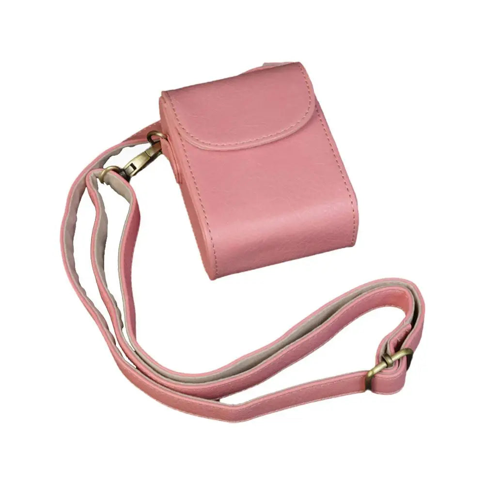 Universal Leather Camera Bag For Lumix zs99/tz99 Sony zv1m2 Canon sx730/740 Crossbody Bag Shoulder Camera Storage Bag sony 6400 dslr camera bag sony a7 iii fuji xt3-25
