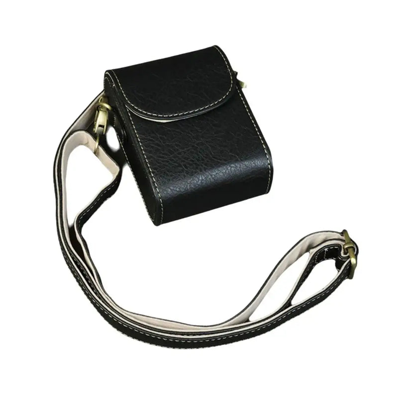 Universal Leather Camera Bag For Lumix zs99/tz99 Sony zv1m2 Canon sx730/740 Crossbody Bag Shoulder Camera Storage Bag sony 6400 dslr camera bag sony a7 iii fuji xt3-28