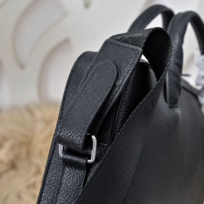 Classic Mens Top-Handle Bags Luxury Business Briefcase for Men Daily Office Work Handbags Cowhide Leather Travel Messenger Bags-13