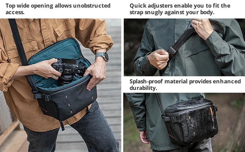 PGYTECH OneMo Sling Bag 7L 11L Crossbody Camera Bag For DSLR and Mirrorless Cameras, Photography Bag for Men and Women Newest-14