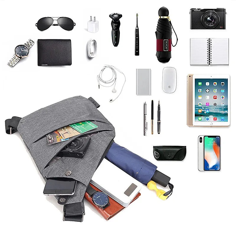Multifunction Anti Theft Chest Bag for Men Waterproof Crossbody Messenger Sling Bag Male Shoulder Pack Sac-8