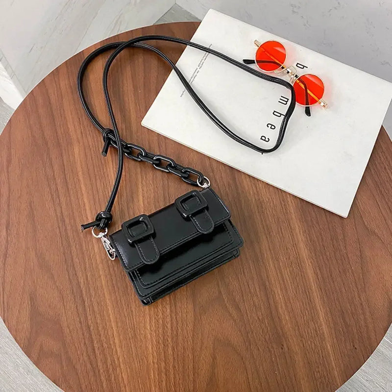 Women Girls Mini PU Leather Handbag, 2022 Summer Yellow Designer Chain Messenger Crossbody Bag-25