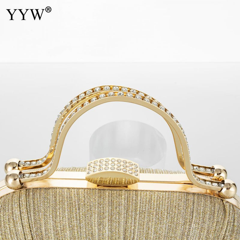 Fashion Diamond Top Handle Women Evening Handbag Clutch Bags Glitter Sequins Rhinestone Female Daily Purse for Wedding Prom-18
