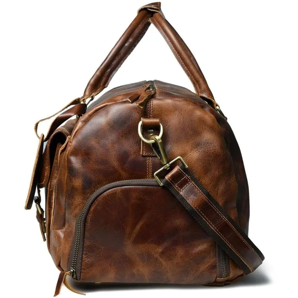Unisex Travel Weekender Bag with Shoe Compartment