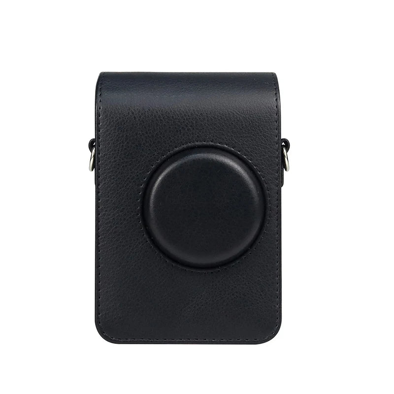 Camera Bag For Fujifilm Instax Mini EVO Instant Film Camera Case PU Leather Soft Silicone Cover Bag with Shoulder Strap camera backpack plecak na aparat camera bag sony 6400 camera bag-13