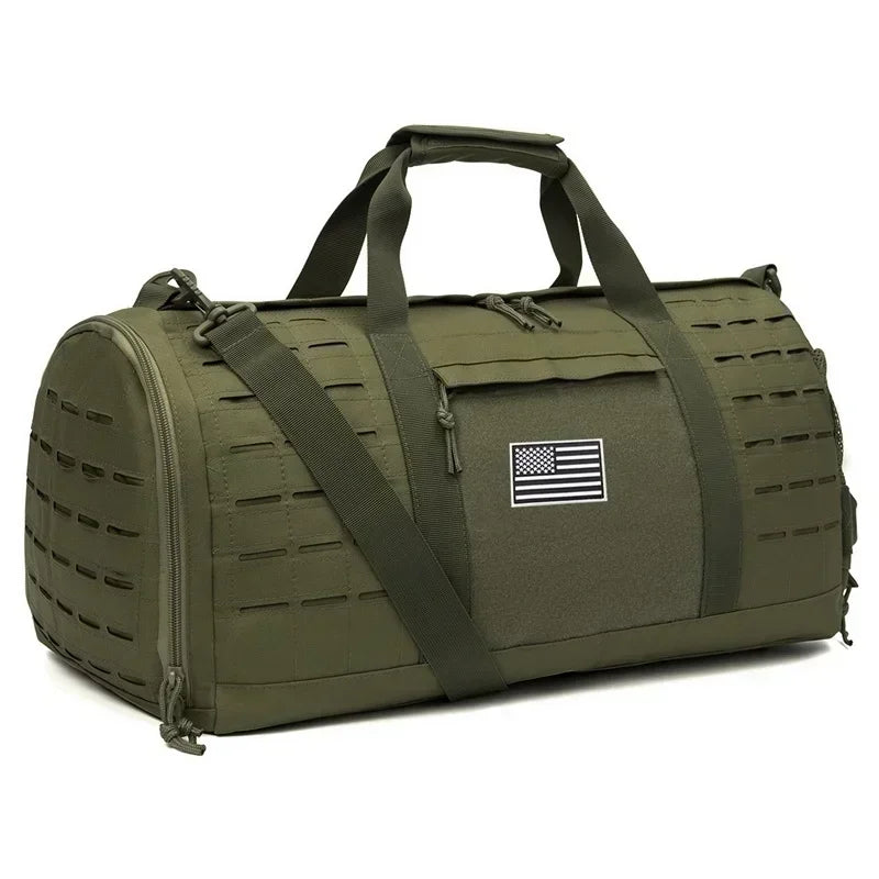 40L Tactical Travel Bag For Men Fitness Duffel Bag Basketball Weekender Bag carry on luggage Outdoor camping equipment-9