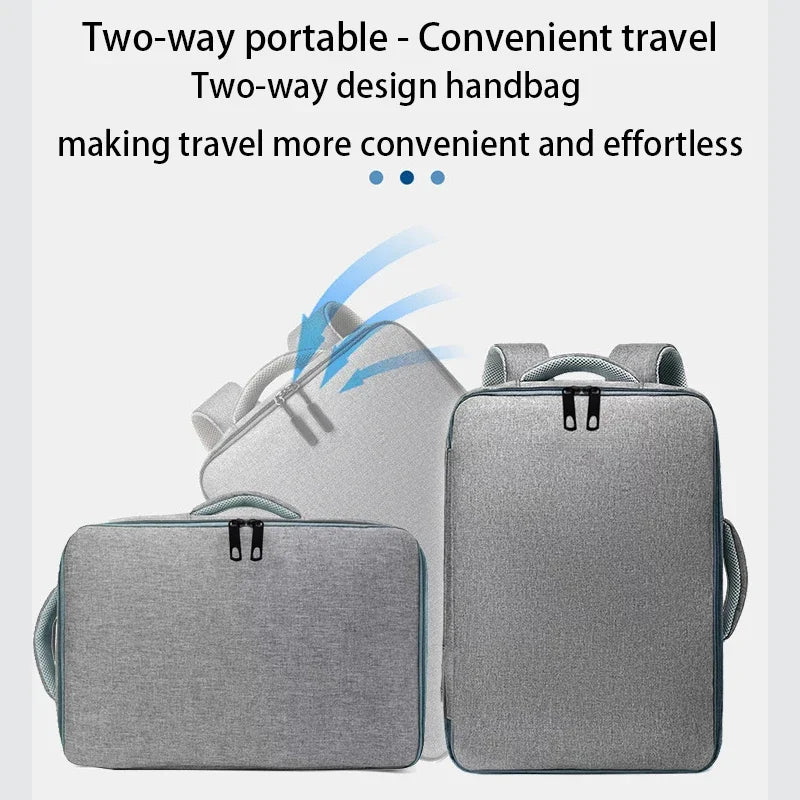 Ergonomic Laptop Backpack 14-17 Inch Notebook Daypack Office Daily Breathable Multi Pocket Lightweight Storage Bag-11