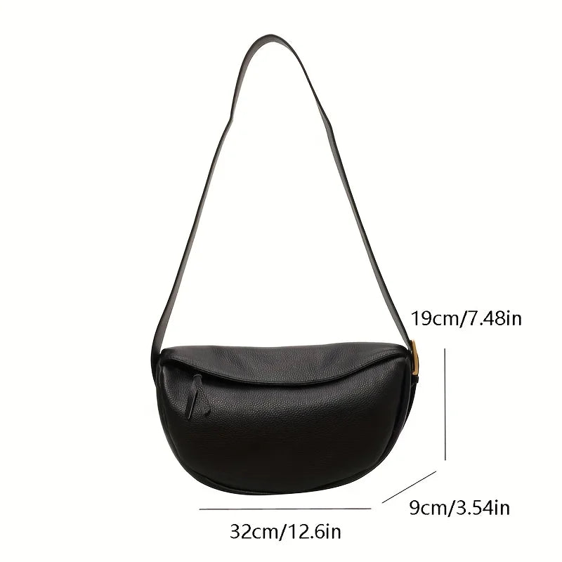 2026 Vintage Soft Leather Dumpling Bag For Women All-Match Multiway Shoulder Crossbody Hobo Purse Adjustable Strap Daily Commute Handbag-8
