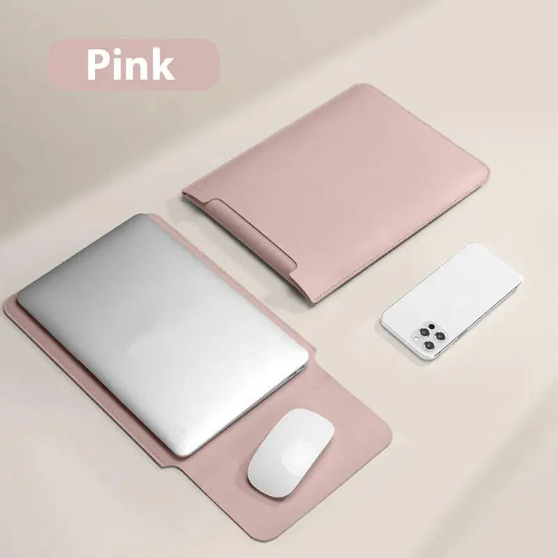 Business Travel Briefcase 11-16 Inch Laptop Sleeve Case PU Cover Notebook Protective Pouch Laptop Case Cover Non-Magnetic-19