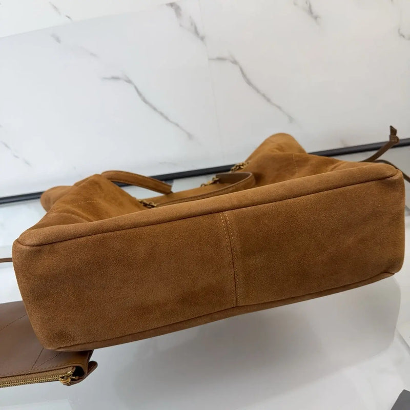 Minimalist High Texture Genuine Leather Tote Bag For Women Elegant Soft Cowhide Office Daily Single Shoulder Purse-4