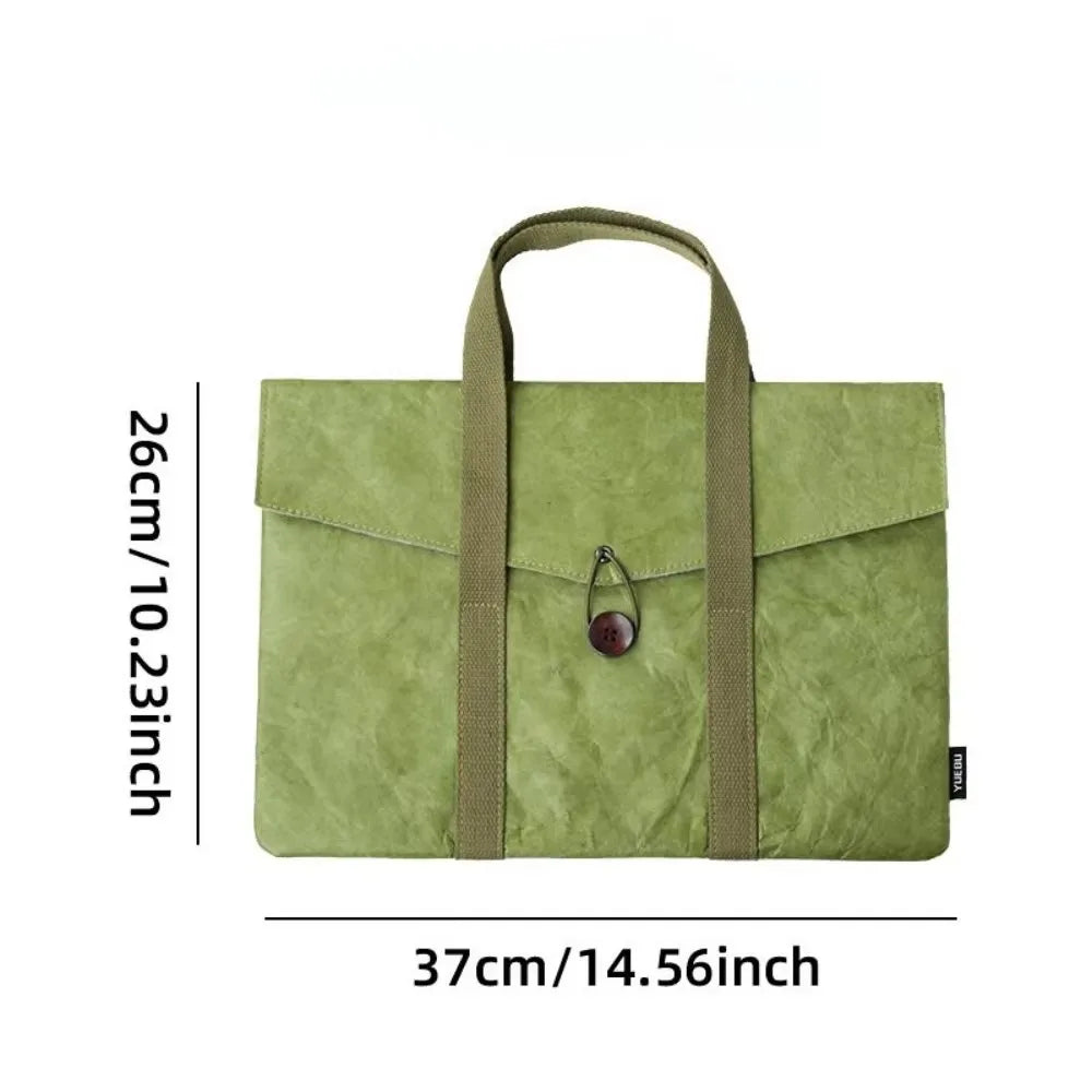 Laptop Hand Briefcase 14.56 Inch Leather Bag Business Travel Document Storage Universal Laptop-5