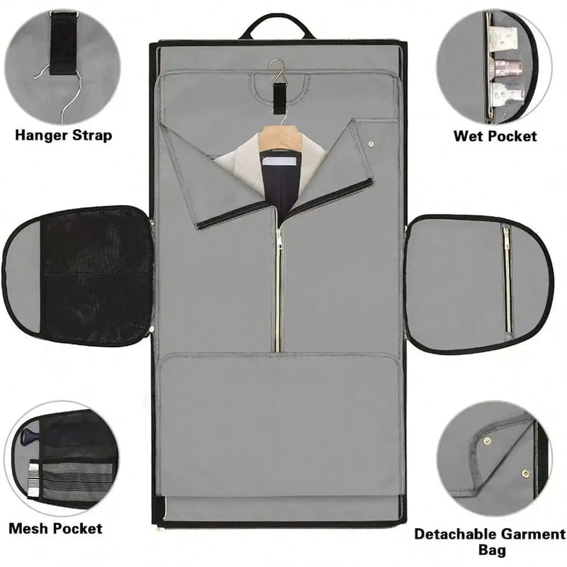 Convertible Multifunctional Travel Bag Large Capacity Portable Duffel Bag Wear-Resistant Suit Bag-8