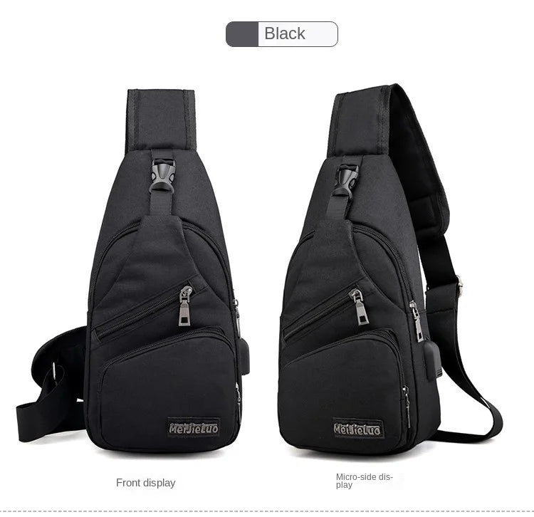 Fashion Casual Crossbody Bag Small Men's Shoulder Bag Men Diagonal Backpack Messenger Phone Bag Boy Fanny Chest Pack New-25