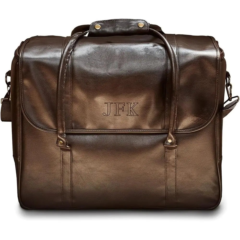 Whiskey Bottle Carrier and Travel Bag | Waterproof & Insulated Vegan Leather | Ideal for Tastings, Parties & Trips