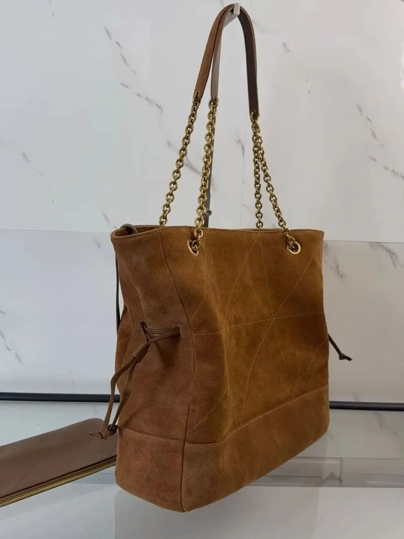 Minimalist High Texture Genuine Leather Tote Bag For Women Elegant Soft Cowhide Office Daily Single Shoulder Purse-10
