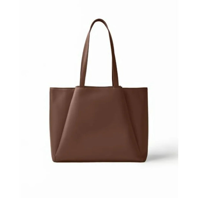 Work Tote Bags for Women 15.6 Inch - Laptop Tote Bag with Zip Compartments - Large PU Leather Office Purse Computer Briefcase-7