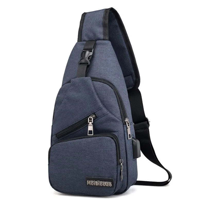 Fashion Casual Crossbody Bag Small Men's Shoulder Bag Men Diagonal Backpack Messenger Phone Bag Boy Fanny Chest Pack New-40