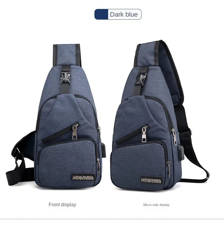 Fashion Casual Crossbody Bag Small Men's Shoulder Bag Men Diagonal Backpack Messenger Phone Bag Boy Fanny Chest Pack New-23